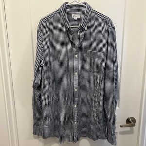 NWT Mens GAP Gingham Shirt XL Tall